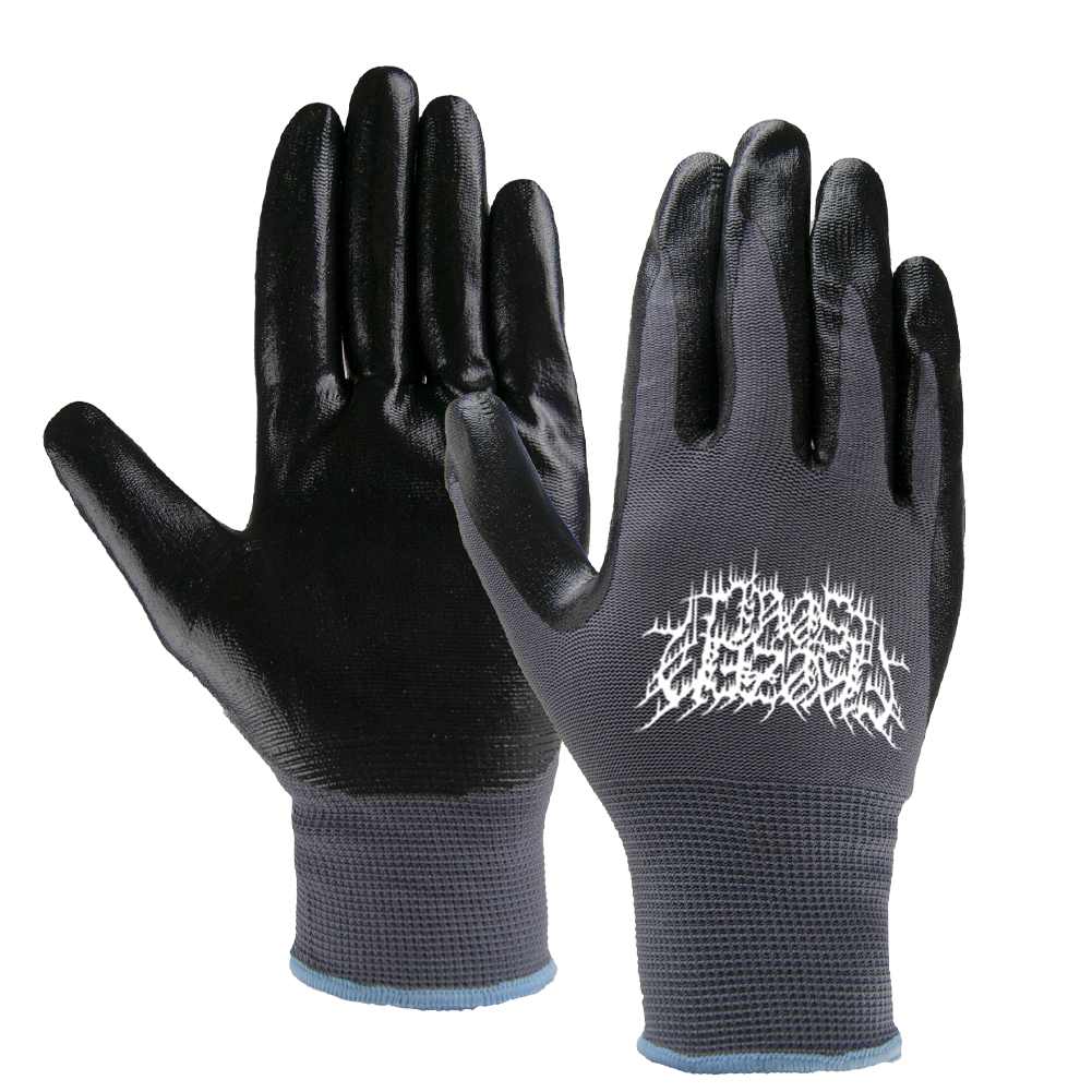 Logo Strangler Work Gloves (Gray)