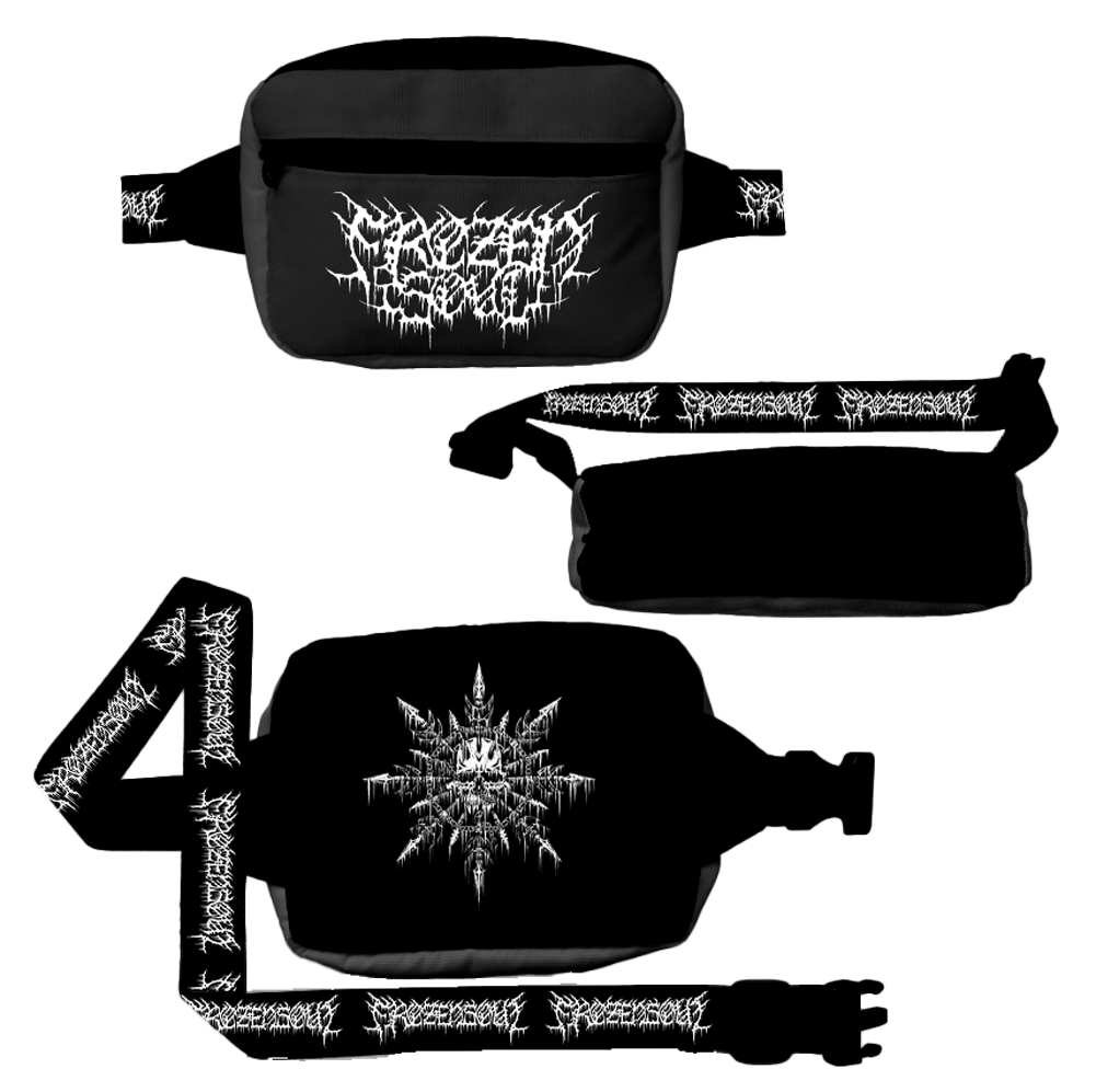Skullflake Crossbody Bag (Black)