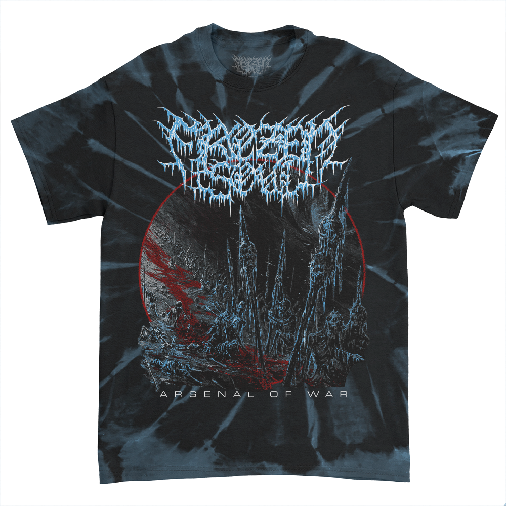 Arsenal Of War T-Shirt (Blue Ice Dye) – Frozen Soul