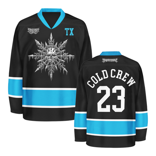 Cold Crew Hockey Jersey (Black/Blue)