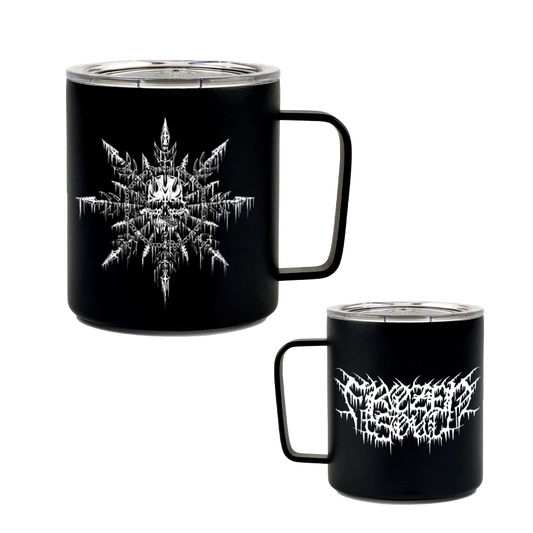 Skullflake 12 Oz. MiiR Camp Mug (Black) 