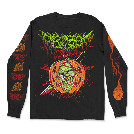 Pumpkin Skull Long Sleeve (Black)